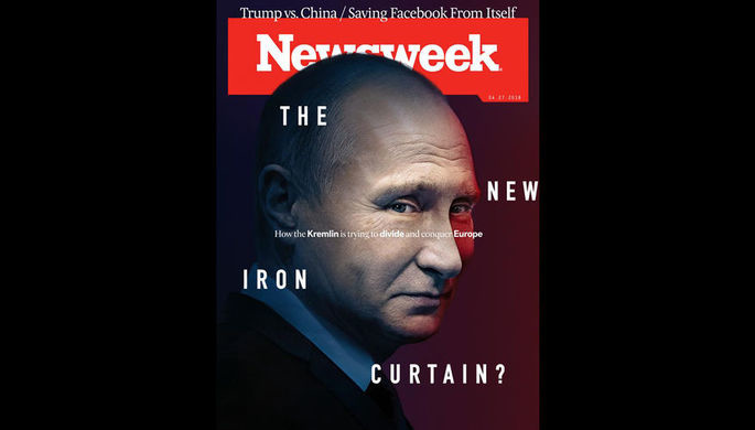 «Newsweek» muqovasiga Putinning rasmini joyladi