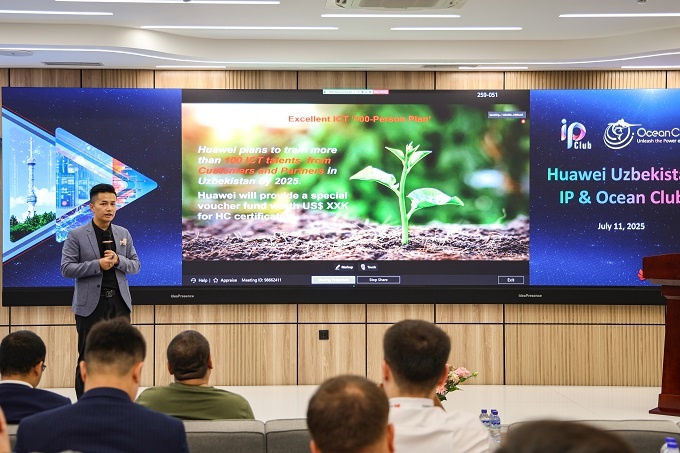 Huawei IP & Ocean Club 2025 — ҳамкорлик экотизимини ривожлантириш ва АКТ соҳасида кадрлар салоҳиятини биргаликда ривожлантириш