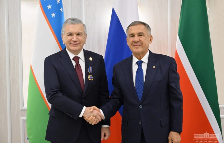 Shavkat Mirziyoyev Tataristonning «Do‘stlik» ordeni bilan taqdirlandi