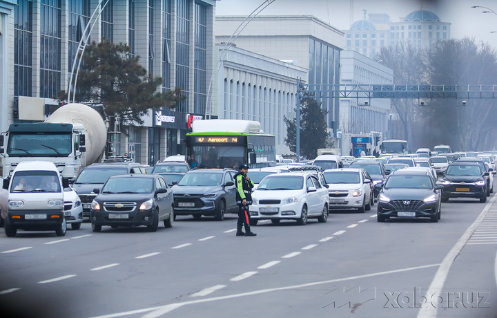 Toshkentdagi ayrim ko‘chalar 3 kunga yopiladi