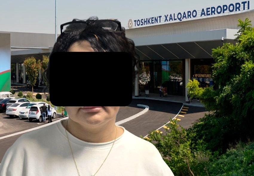 Toshkent aeroportida 44 yashar ayol qo‘lga olindi: tafsilotlar