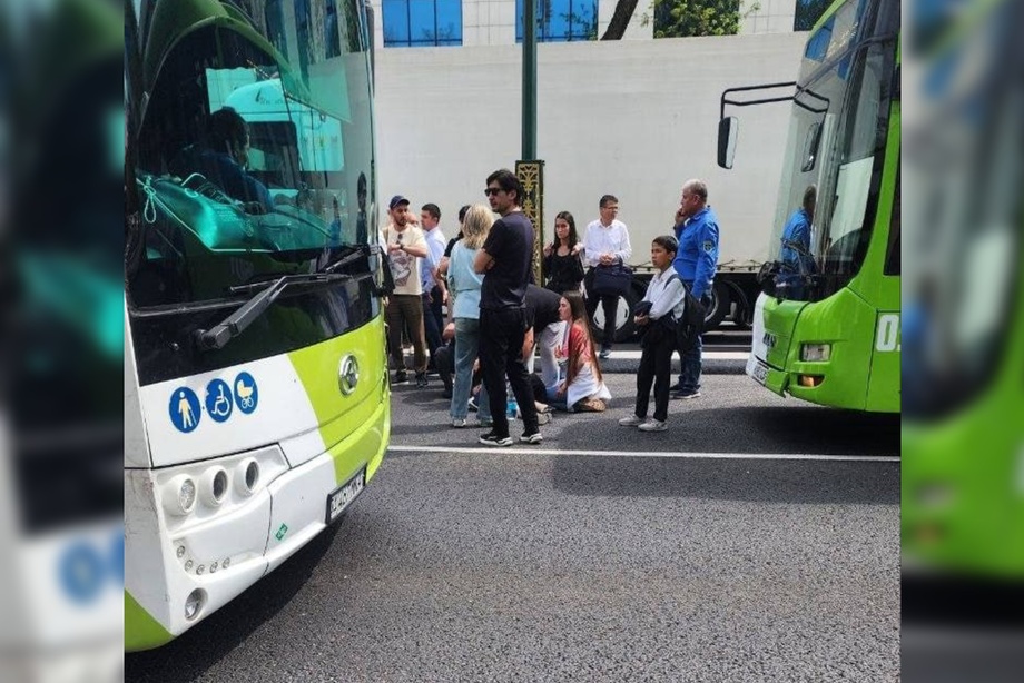 Toshkentda avtobus piyodani urib yubordi