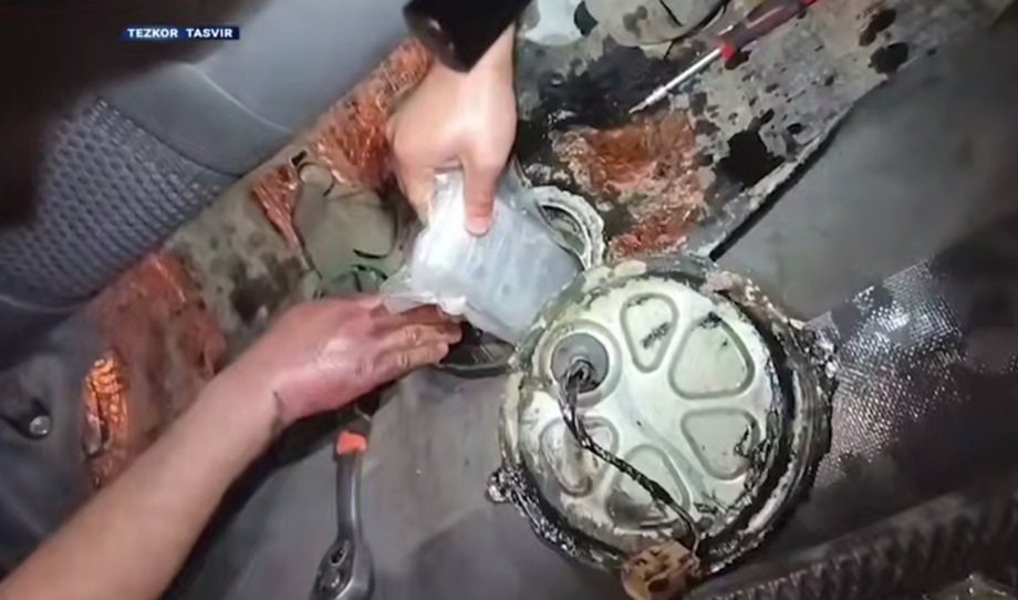 «Ласетти» бакидан 11 килодан зиёд наркотик чиқди