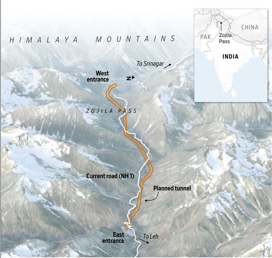 Himolayda katta qurilish qilayotgan Hindiston Xitoy bilan to‘qnashishi mumkin