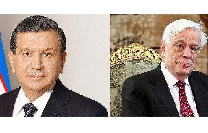 Shavkat Mirziyoyev Gretsiya prezidentini tabrikladi