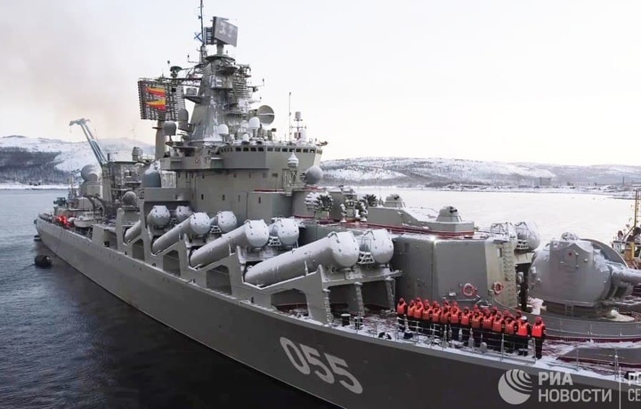 Россия учта флоти кемаларини Ўрта Ер денгизига олиб кирди
