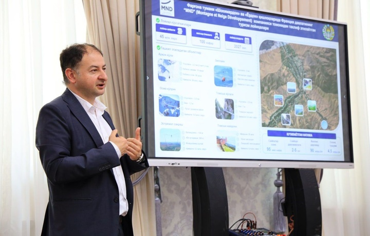Fransiya kompaniyasi Shohimardonda 45 mln yevrolik turistik markaz quradi