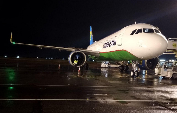 «O‘zbekiston havo yo‘llari»ning ikkinchi «Airbus A320neo» avialayneri O‘zbekistonga yetib keldi (foto)