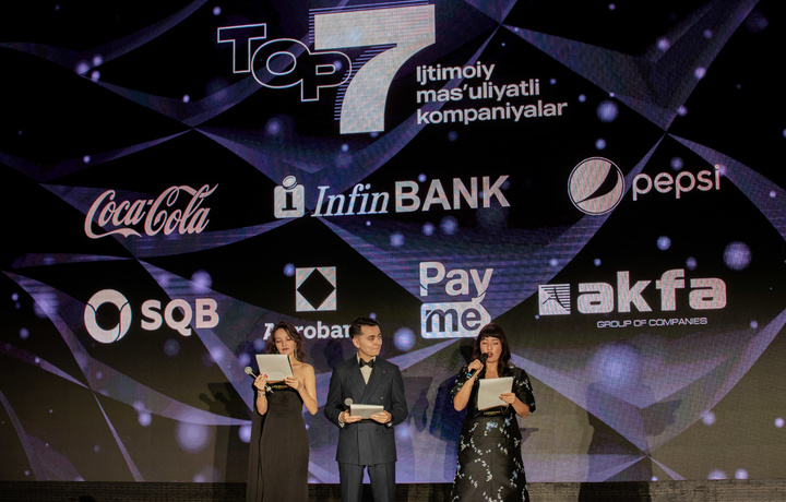 InfinBank ijtimoiy mas’uliyatli bizneslar TOP-7 taligiga kirdi