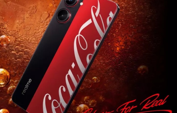 За неделю до анонса в Сеть утекли фото смартфона Realme Coca-Cola Edition (фото)