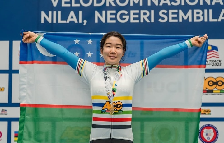 Velosportchilarimiz Osiyo chempionatida 3 ta oltin va 5 ta bronza medalga sazovor bo‘lishdi