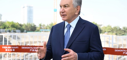 Shavkat Mirziyoyev yangi O‘zbekiston Milliy muzeyi qurilishi bilan tanishdi (foto)
