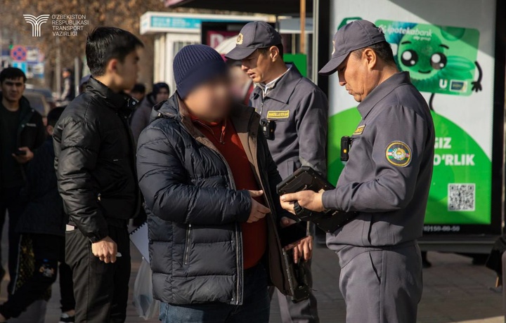 В Ташкенте 11502 человека оштрафованы за неуплату проезда в автобусах