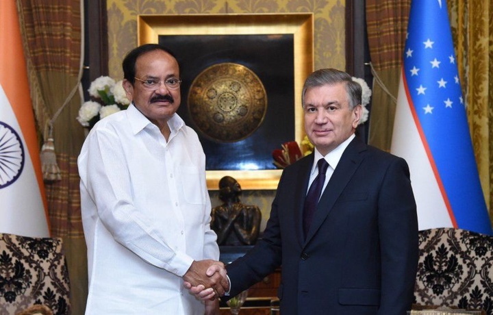 Shavkat Mirziyoyev Hindiston vitse-prezidentini qabul qildi