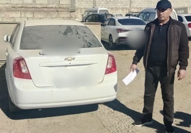 Kreditga olingan avtomashina qidiruvda topildi