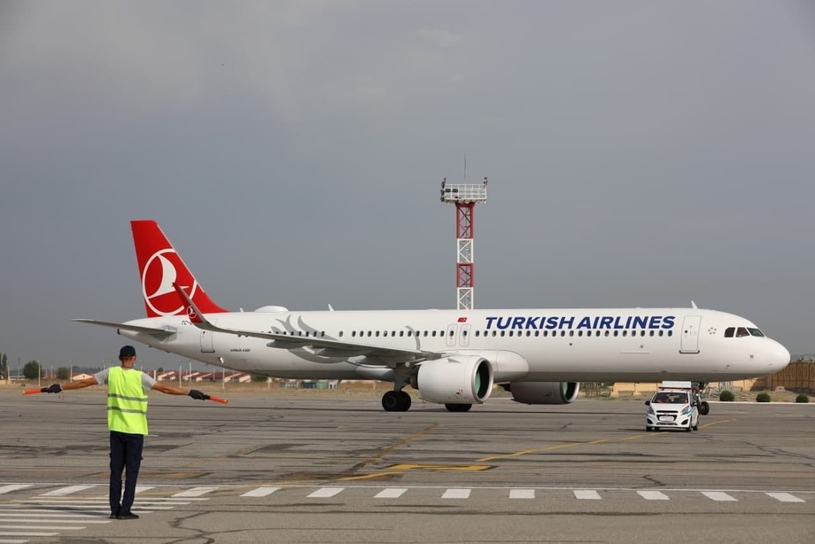 Turkish Airlines выполнила первый рейс из Стамбула в Фергану