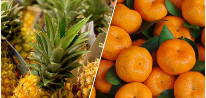 В Узбекистане введён временный запрет на импорт мандаринов и ананасов из Китая