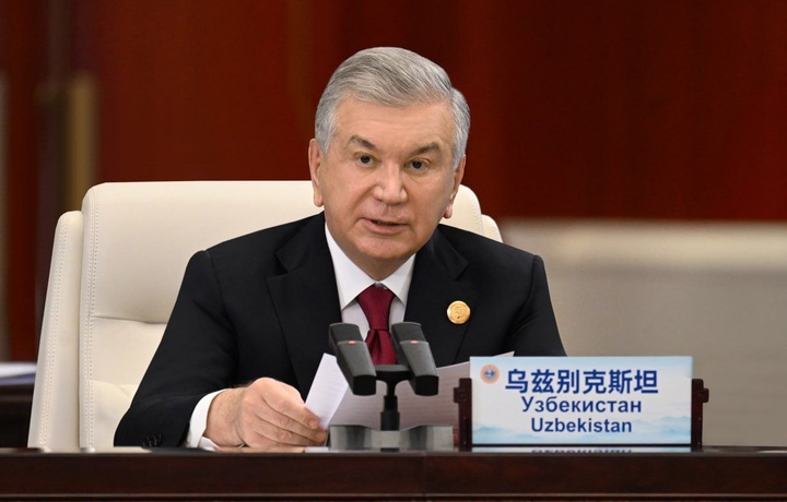 Шавкат Мирзиёев ШҲТ саммитида нутқ сўзлади