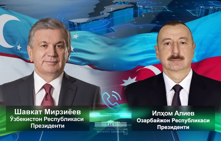 Shavkat Mirziyoyev Ozarbayjon Prezidentini Tog‘li Qorabog‘da harbiy harakatlar yakunlangani bilan tabrikladi