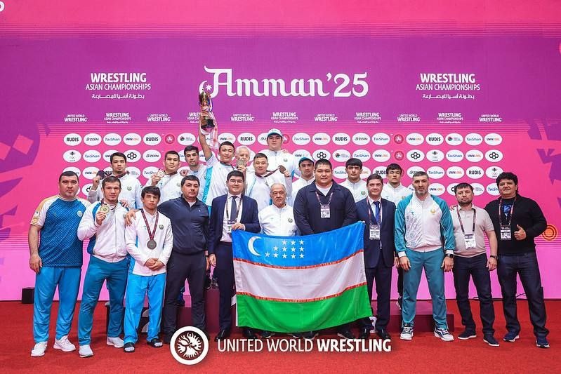 Иорданияда спорт курашлари бўйича Осиё чемпионати якунланди