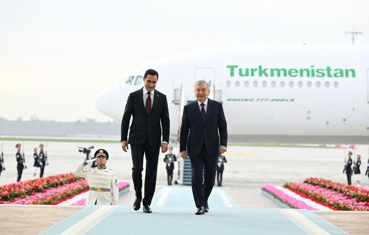 Сердар Бердымухамедов прибыл в Ташкент