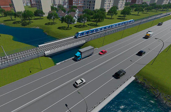 Toshkentda qurilayotgan yer usti metro halqasi olti tuman hududidan o‘tadi