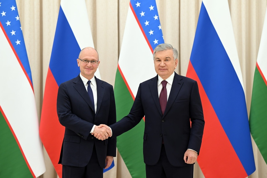 Shavkat Mirziyoyev Sergey Kiriyenko boshchiligidagi delegatsiyani qabul qildi