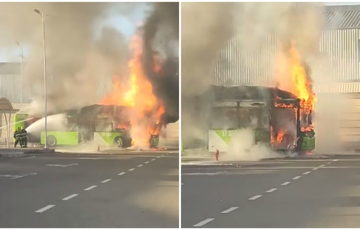 «MAN» avtobusida sodir bo‘lgan yong‘in bo‘yicha rasmiy ma’lumot berildi