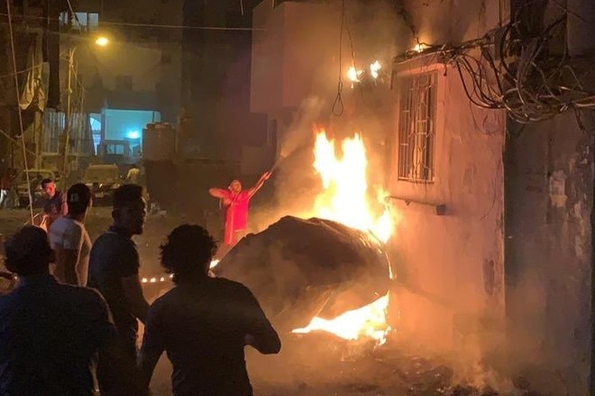 Мазут взорвался в жилом квартале Бейрута