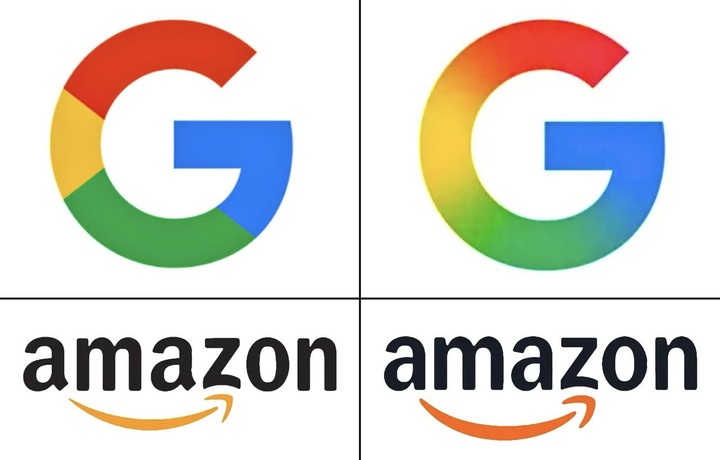 Google va Amazon logotiplari yangilandi