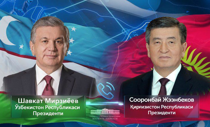 Shavkat Mirziyoyev Qirg‘iz Respublikasi prezidenti bilan telefon orqali muloqot qildi