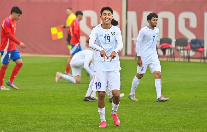 U-17. O‘zbekiston o‘rtoqlik o‘yinida Chilini mag‘lubiyatga uchratdi