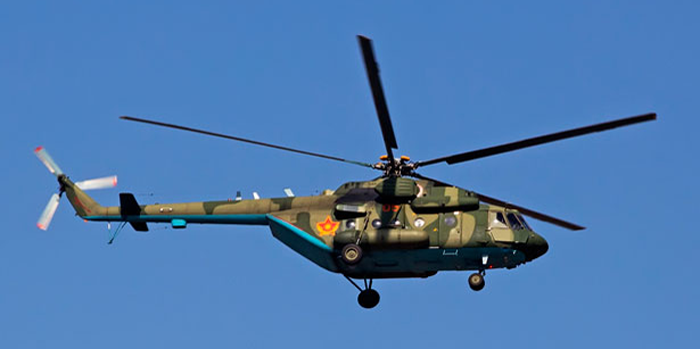 Военный вертолет разбился в Казахстане