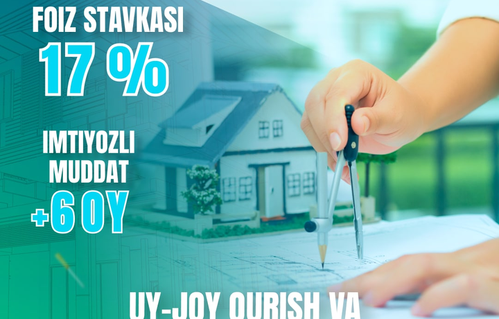 Микрокредитбанк билан янги уйга эга бўлинг!