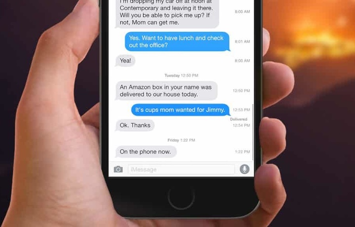 Как узнать дату и время отправленной SMS на iPhone