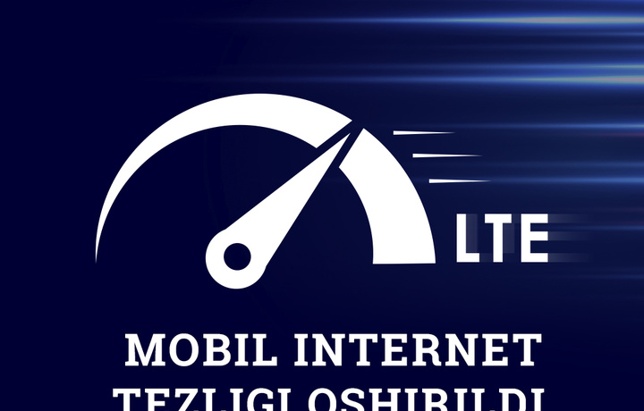 «Uzmobile»: Toshkent shahrida mobil internet tezligi oshirildi