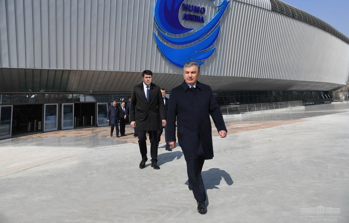 Шавкат Мирзиёев посетил «Tashkent City» и комплекс «Humo Arena» (фото)