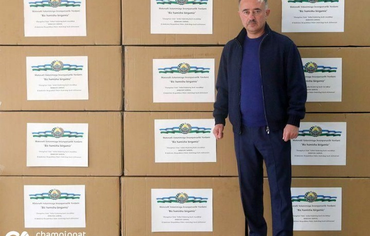 Самвел Бабаян отправил гуманитарный груз для врачей Узбекистана
