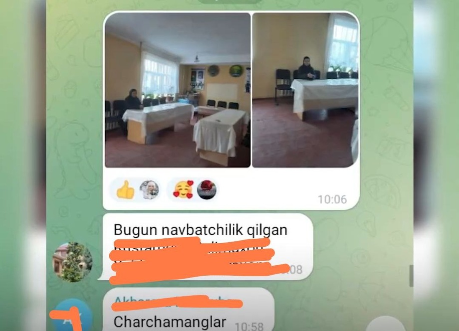 Farg‘onada o‘qituvchilarini majburiy mehnatga jalb qilgan direktor ishdan olindi