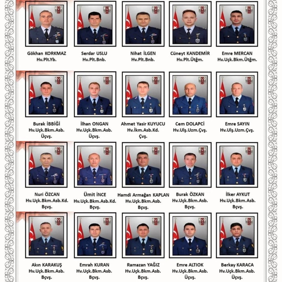 При крушении турецкого самолёта погибли все военнослужащие, находившиеся на борту