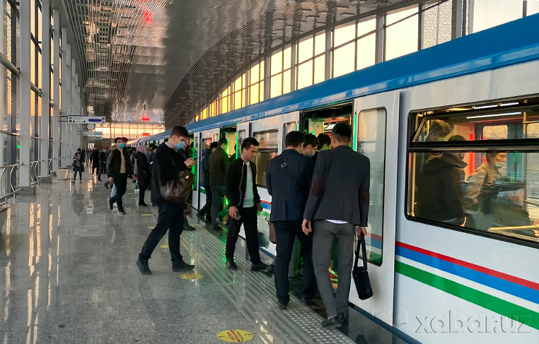 Ташкентский метрополитен в 2021 году перевез более 100 млн пассажиров