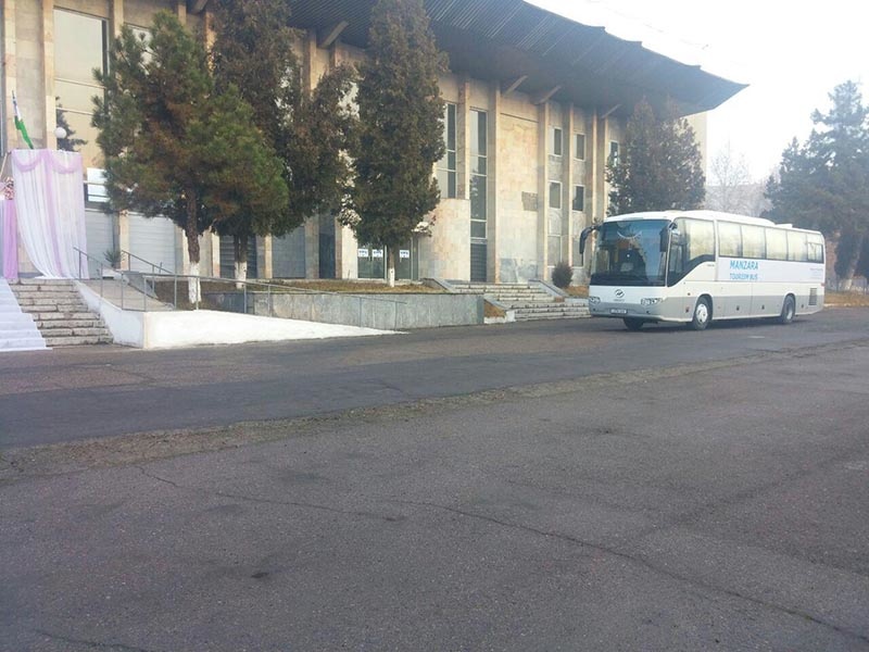 Тошкентдан Чимкентга биринчи автобус жўнаб кетди