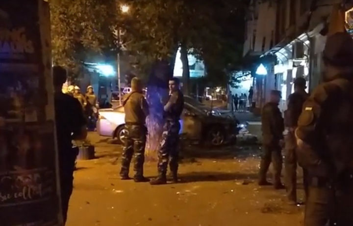 В Одессе взорвался автомобиль (видео)