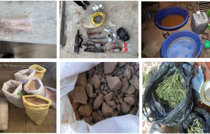 Тошкент вилоятидаги уйлардан қимматбаҳо металл ва наркотиклар топилди