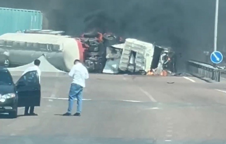 В Ангрене произошло страшное ДТП с участием грузовиков, есть погибшие