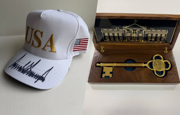 Трамп Қозоғистон президентига Оқ уйнинг калитини совға қилди