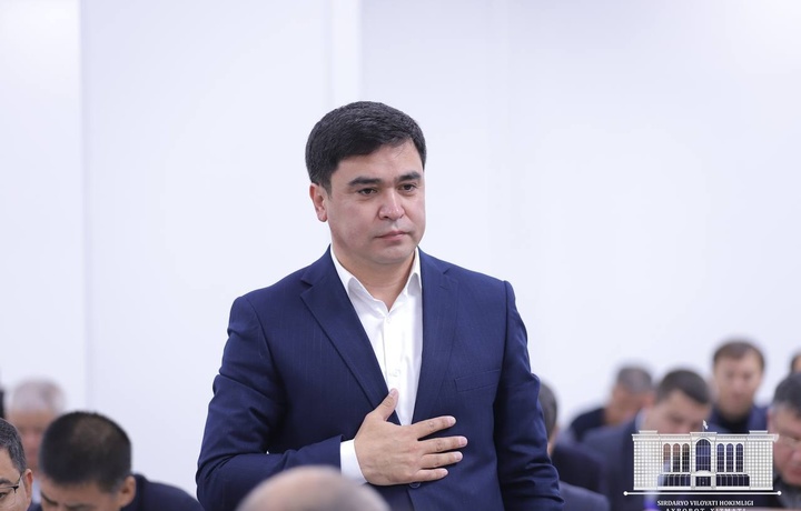 Сирдарё вилояти ҳокимига ўринбосар тайинланди