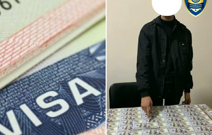 AQSh vizasi uchun 30 ming dollar so‘ragan «uddaburon» ushlandi