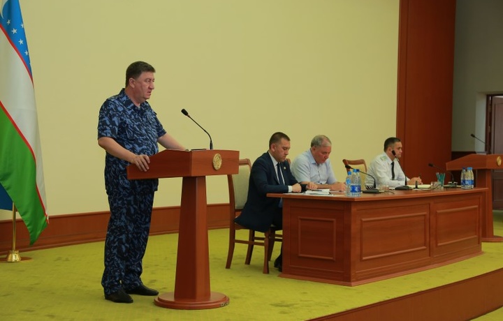 Po‘lat Bobojonov Xorazmda ichki ishlar tizimidagi 6 nafar rahbarni ishdan bo‘shatdi
