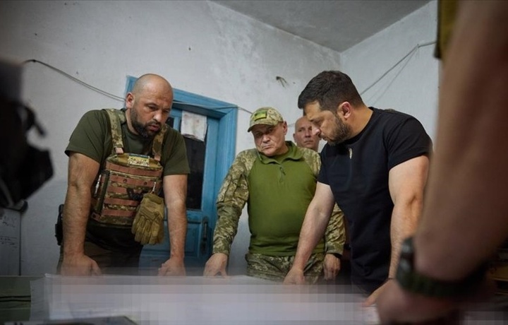 Владимир Зеленский 15 августа посетил Запорожскую область